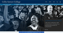 Desktop Screenshot of colby-sawyer.edu
